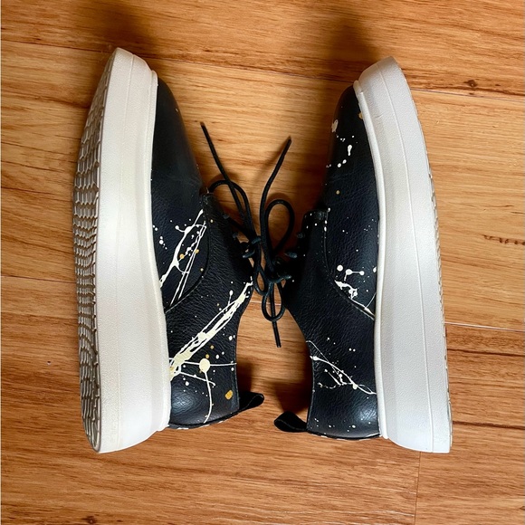 MSGM LOW TOP SNEAKERS PAINT SPLASHES - Picture 4 of 14